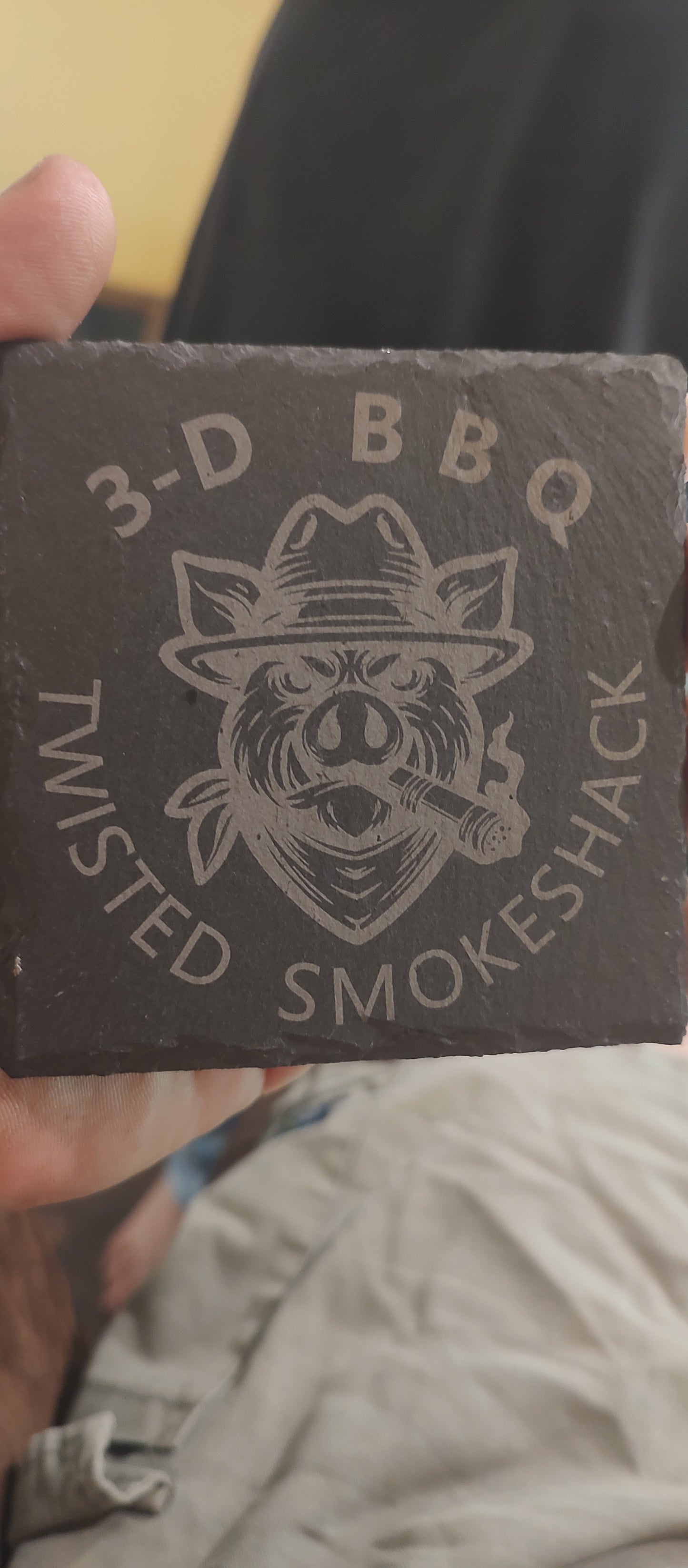 Slate coaster